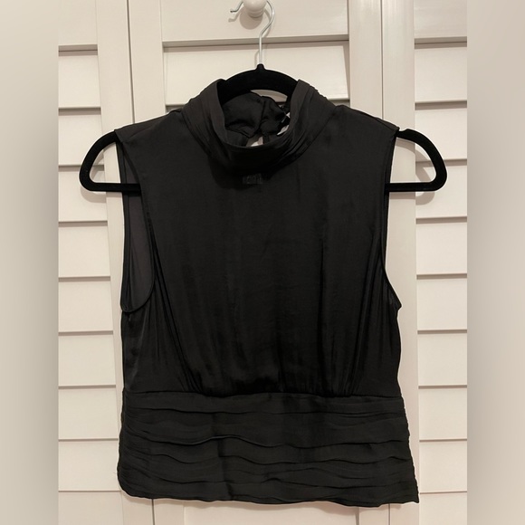 Not for Sale - Black sleeveless Naked Zebra silky (polyester) top - Picture 4 of 4